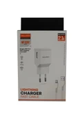 Megatech EC02 MODEL 2.1A Lightning Usb Kablo + Ev Şarj Adaptörü Hızlı Şarj thumbnail 1