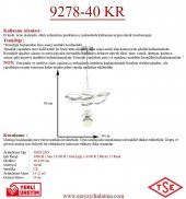 Eray Aydınlatma 9278-40 Led Krom Avize thumbnail 3