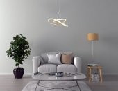 Eray Aydınlatma 9192-1 Sarı Tekli Led Avize thumbnail 2