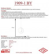 Eray Aydınlatma 1909-1 Beyaz Tekli Led Avize thumbnail 3