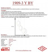 Eray Aydınlatma 1909-3 Beyaz 3 lü Led Avize thumbnail 3