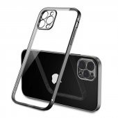 iPhone 12 Pro Max Kılıf Gbox Matte Electroplated Silikon thumbnail 12