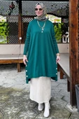 Sevda Triko Tunik Zümrüt thumbnail 6