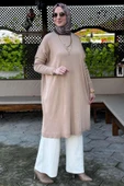 Dora Triko Tunik Bej thumbnail 5