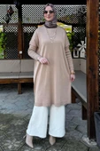 Dora Triko Tunik Bej thumbnail 8