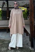 Sevda Triko Tunik Bej thumbnail 1