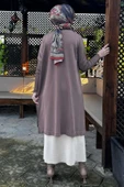 Sevda Triko Tunik Sütlü Kahve thumbnail 8