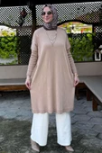 Dora Triko Tunik Bej thumbnail 7