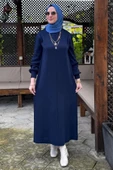 Ecem Triko Elbise Lacivert thumbnail 1