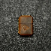 Deri Zippo Kılıfı-Baskılı thumbnail 3