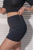 Kadın Siyah Süper Mini Etek thumbnail 3
