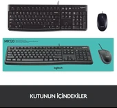 Logitech MK120 SET Q TR SIYAH Klavye 920-002560 thumbnail 3