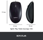 Logitech MK120 SET Q TR SIYAH Klavye 920-002560 thumbnail 4