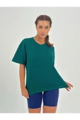 Baskısız Basıc Pamuklu Oversize T-shirt thumbnail 6