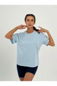 Baskısız Basıc Pamuklu Oversize T-shirt thumbnail 12