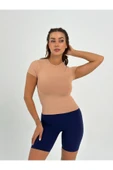 Fitted/vücuda Oturan Crop T-shirt thumbnail 9
