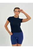 Fitted/vücuda Oturan Crop T-shirt thumbnail 6