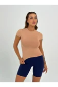 Fitted/vücuda Oturan Crop T-shirt thumbnail 12
