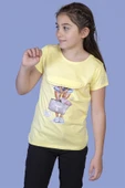 Toontoy Kız Çocuk Baskılı Tişört thumbnail 4