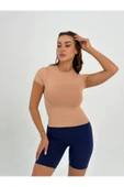 Fitted/vücuda Oturan Crop T-shirt thumbnail 11