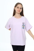 Toontoy Kız Çocuk Baskılı Tişört thumbnail 5
