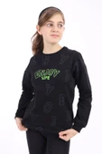 Toontoy Kız Çocuk Baskılı Sweatshirt thumbnail 9