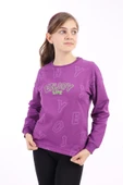 Toontoy Kız Çocuk Baskılı Sweatshirt thumbnail 1