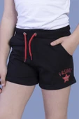Toontoy Kız Çocuk Baskılı Beli Ribanalı Cepli Basic Şort thumbnail 11