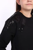 Toontoy Kız Çocuk Pullu Nakışlı Sweatshirt thumbnail 2