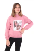 Toontoy Kız Çocuk Baskılı Sweatshirt thumbnail 3