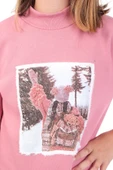 Toontoy Kız Çocuk Baskılı Sweatshirt thumbnail 5