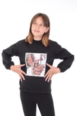 Toontoy Kız Çocuk Baskılı Sweatshirt thumbnail 10