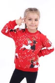 Toontoy Kız Çocuk Baskılı Sweatshirt thumbnail 1