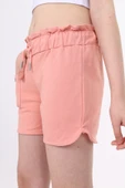 Toontoy Kız Çocuk Beli Lastikli Tek Cepli Basic Şort thumbnail 2