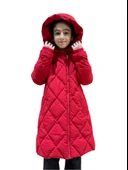 Kız Çocuk Kapüşonlu Kaban 51329 thumbnail 5