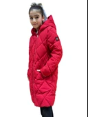 Kız Çocuk Kapüşonlu Kaban 51329 thumbnail 4
