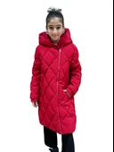 Kız Çocuk Kapüşonlu Kaban 51329 thumbnail 8