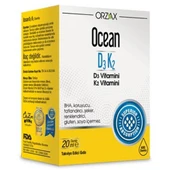 Orzax Ocean D3K2 Vitamin Damla 20ml thumbnail 1