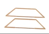 Çanta Aksesuar Piramit Taban Model Light Gold Metal Çanta Sapı thumbnail 1
