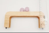 Çanta Aksesuar 20 Cm Açık Renk Ahşap Burs Turuncu Toplu thumbnail 5