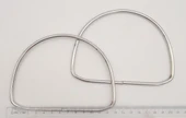 Çanta Aksesuar 12.5 cm D Model Gümüş Renk Metal Çanta Tutma Sapı thumbnail 2