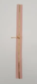 Çanta Aksesuar Başlıklı Fermuar 40 Cm Light Gold Metal Pudra Renk thumbnail 2
