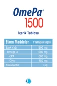 Omepa 1500 Balık Yağı 30 Kapsül thumbnail 2