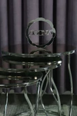 Zigonzi Rüya Model Zigon Sehpa Krom Ayak  Bronz Ayna  Cam thumbnail 2