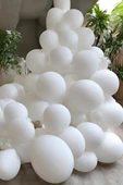 Beysüs Beyaz Mat Balon 20 Adet 12inç thumbnail 8
