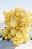 Beysüs Sarı Makaron Balon 20 adet 12inç thumbnail 2