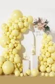 Beysüs Sarı Makaron Balon 20 adet 12inç thumbnail 1