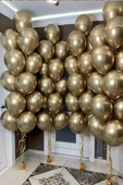Beysüs Gold Krom Balon 7 Adet 12inç thumbnail 4
