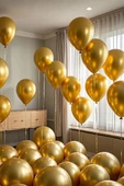 Beysüs Gold Krom Balon 7 Adet 12inç thumbnail 1