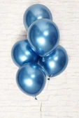 Beysüs Mavi Krom Balon 7 adet 12inç thumbnail 4